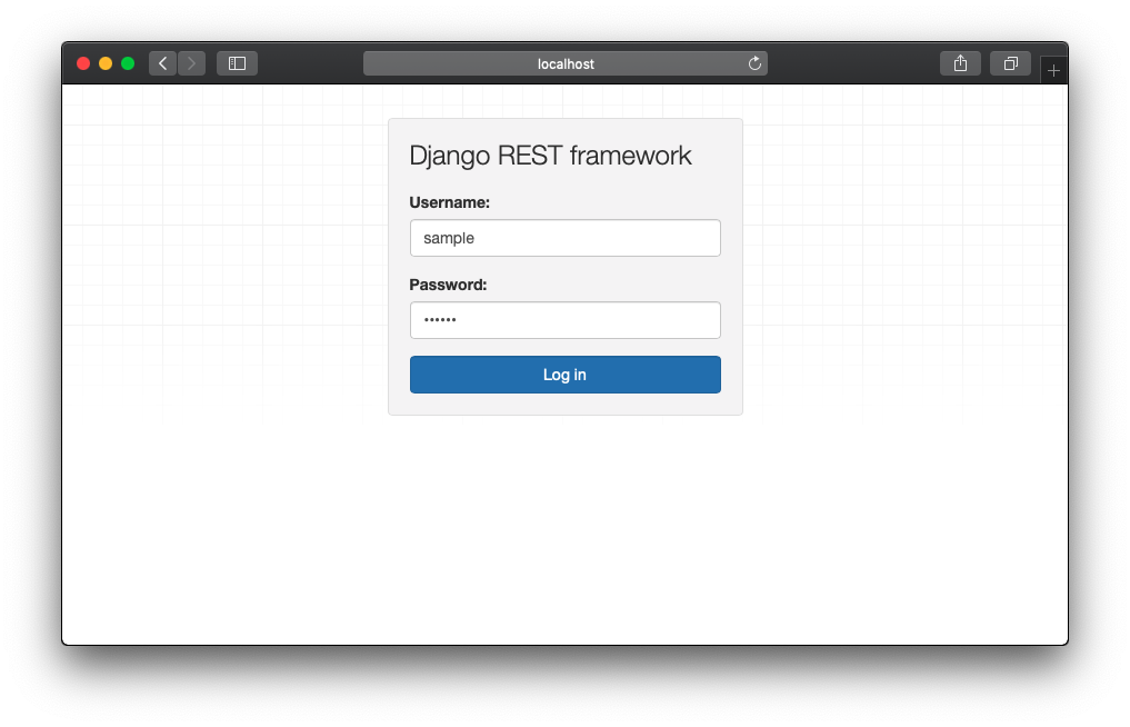 Django REST framework 5